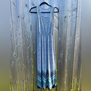 Flowy Maxi Dress in Chevron